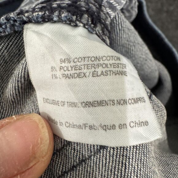 Tory Burch Jeans Womens 26 Blue Cropped Skinny Denim Stretch Mid Rise Casual - Picture 11 of 12